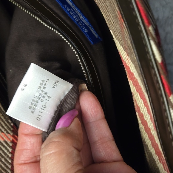 Burberry  Vintage Plaid Bag - Red, Brown, Cream - Picture 4 of 7